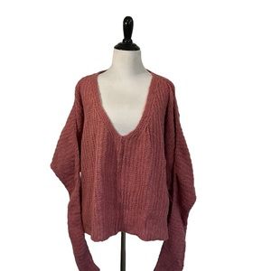 Free People knit box sweater